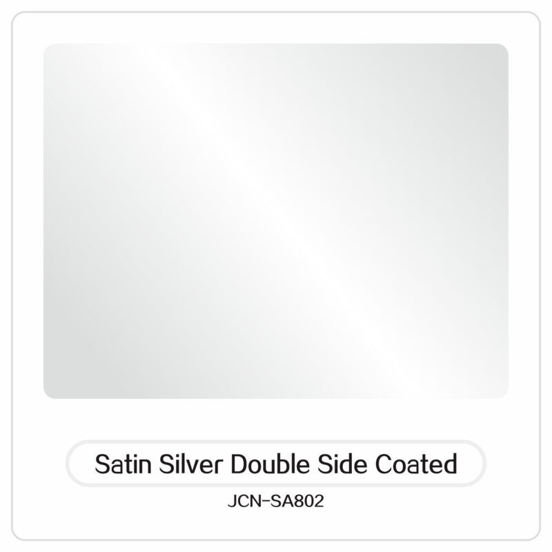Satin Silver Double Side Coated