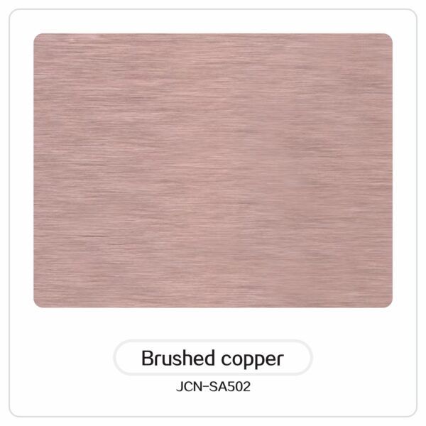 brushed copper